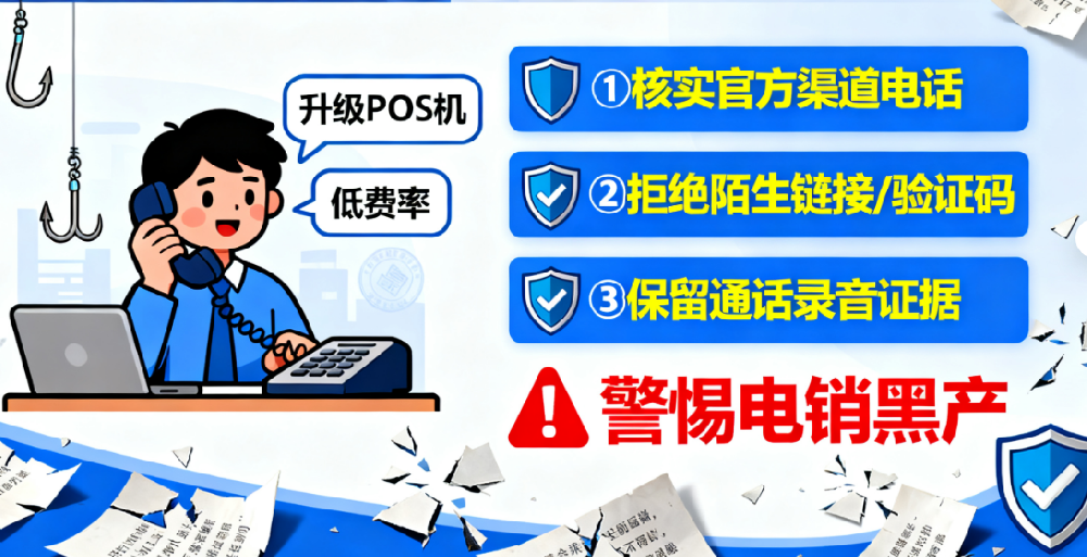 聚合家：揭秘POS机升级电销黑产全套路，如何避免被骗？