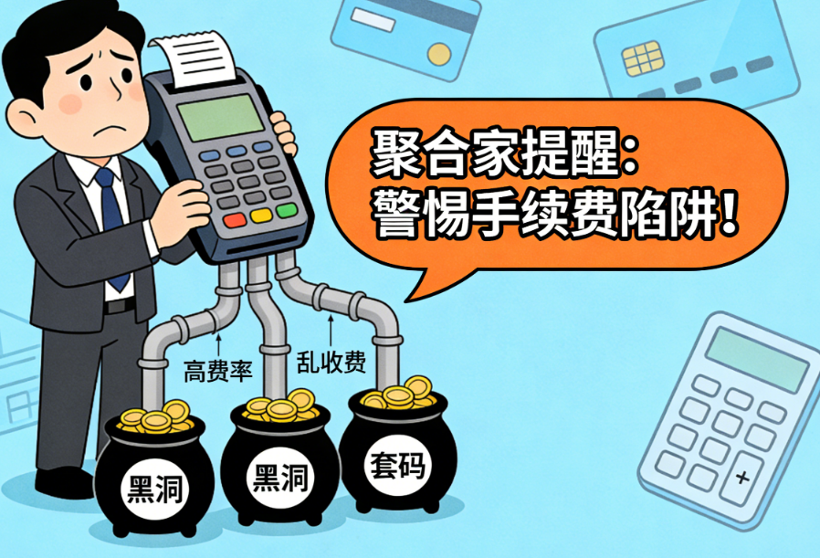 聚合家：警惕POS机三大“吸金”黑洞-你的手续费正在被悄悄偷走！