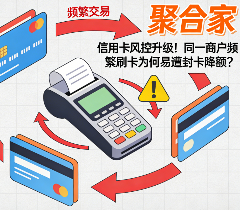 聚合家：信用卡风控升级！同一商户频繁刷卡为何易遭封卡降额？