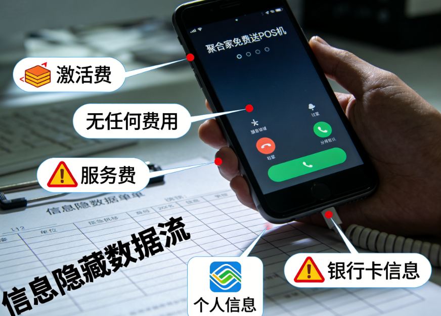 聚合家免费送POS机的电话背后，竟藏着这些你绝对想不到的套路！