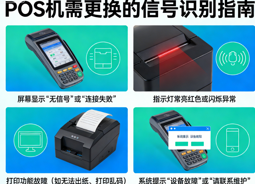 紧急提醒！你的POS机出现哪些信号需要更换？