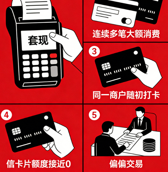 信用卡套现=作死？这5种刷卡行为，正在毁掉你的额度和征信！
