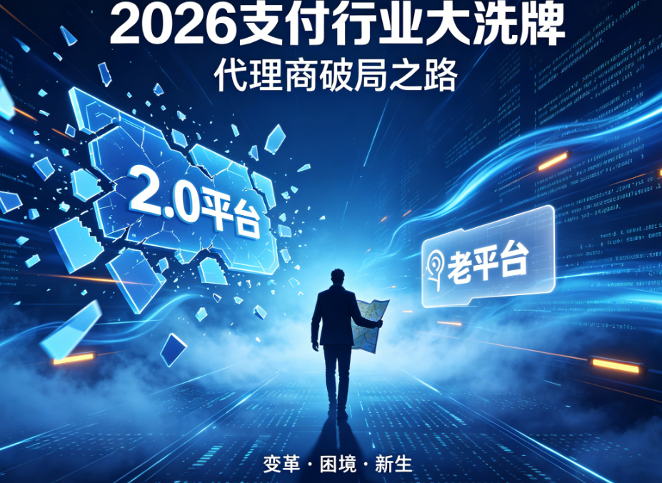 2.0平台集体阵亡，老平台纷纷消失！2026支付行业大洗牌，代理商如何破局？