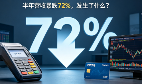 POS巨头天喻信息遭遇滑铁卢：营收骤降72%？