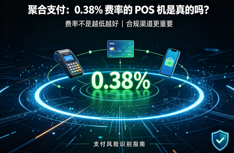 聚合支付：0.38% 费率的 POS 机是真的吗？