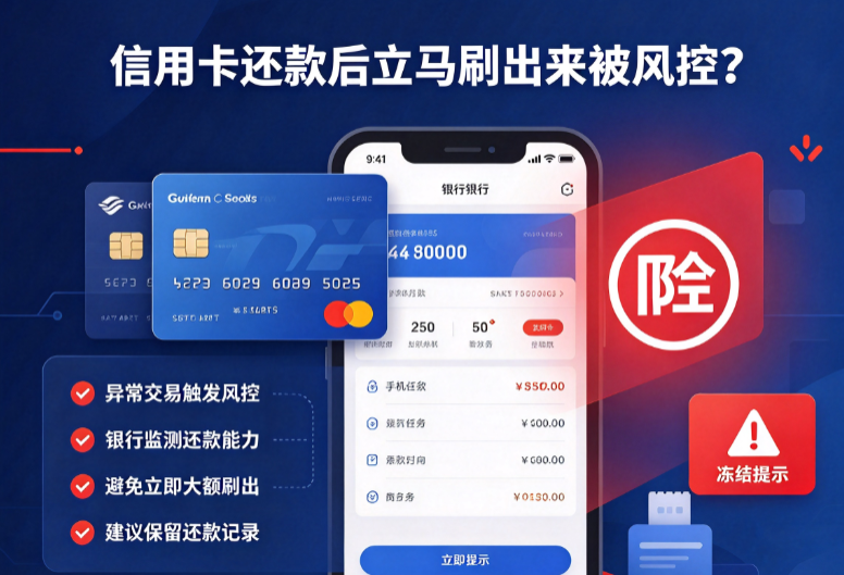 聚合家：信用卡还款后立马刷出来被风控？